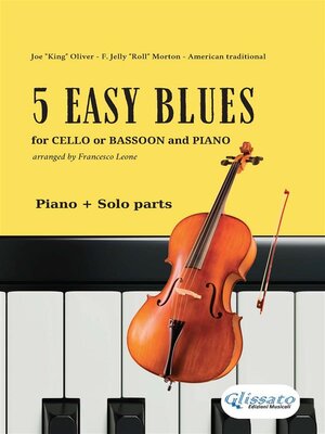 cover image of 5 Easy Blues--Cello or Bassoon & Piano (complete parts)